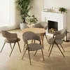 COLAMY Eetkamerstoelen, set van 2 – Bekleed, ergonomische Productafbeelding-voorbeeld 10
