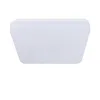 A white, square-shaped ceiling light fixture with rounded corners, presented against a plain white background. Anteprima dell’immagine prodotto