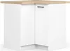 Armadio Angolare OLIWIA S 90 cm Bianco per Cucina con Due Anteprima dell’immagine prodotto 1