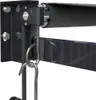 A close-up view of the mounting bracket and hook mechanism of an awning. Náhled obrázku produktu
