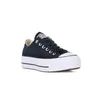 A black Converse platform sneaker is shown from a side angle against a white background. Voir les images du produit