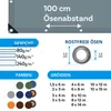 Floordirekt Telo copri mobili impermeabile 140 g/m² con Anteprima dell’immagine prodotto 4