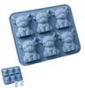INF 2er-Pack Highland-Kuh Silikon-Eiswürfelformen — 6-fach Produktbild-Vorschau 3