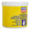 A yellow tub of Liqui Moly Profi Invisible Glove hand protection cream. Produktbild-Vorschau