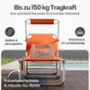 CASARIA® Sonnenliege Klappbar Wetterfest Gartenliege Mit Produktbild-Vorschau 6