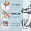 bremermann Etagère de douche avec 2 paniers, panier de Voir les images du produit 5