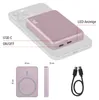 Powerbank EMOS WI 522, 5 000 mAh, 20 W+Wireless, lachs Produktbild-Vorschau