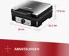 Waffeleisen MGO-36M silber/grau hohe Leistung 1200 W Produktbild-Vorschau 7