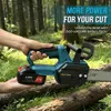 ZELURXX 12 Zoll Akku Kettensäge 21V 2×4,0Ah Produktbild-Vorschau 4
