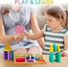 Montessori Spielzeug ab 1 2 3 Jahre, Holz Sortier- & Produktbild-Vorschau 6
