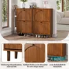 Armoire à chaussures Merax avec 4 portes battantes et 8 Voir les images du produit 8
