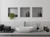 Mexen X-Wall-R mensola ad incasso con flangia 30 x 30 cm, Anteprima dell’immagine prodotto 6