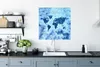 MuchoWow® Poster Weltkarte - Abstrakt - Blau 75x75 cm - Produktbild-Vorschau 3