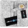 Alienwork Automatikuhr Armbanduhr Damen Silber Metall Mesh Produktbild-Vorschau 7