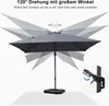 PURPLE LEAF Sonnenschirm Twist, Ampelschirm 360 cm x 270 Produktbild-Vorschau 3