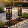 levandeo 2er Set Garten Solarleuchte LED Solarlampe Produktbild-Vorschau 1