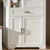 Highboard - Artisan Eiche Dekor - Piniedekor hell - B 93 cm Produktbild-Vorschau 11