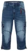 Timezone Gerade Cargoshorts Wadenlang Reißverschluss Produktbild-Vorschau 1