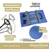 deluxe4home® Bollerwagen faltbar in Blau I Breite Reifen Produktbild-Vorschau 6