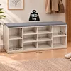 Armadietto porta scarpe KESPER® con cuscino, bianco Anteprima dell’immagine prodotto 10