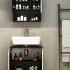 Badmöbel-Set Vicco Edge Schwarz 2 Teile, Model 40563 Produktbild-Vorschau 5