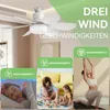 Deckenventilator mit Beleuchtung und Fernbedienung - 40W Produktbild-Vorschau 4