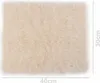 A close-up view of a beige, fluffy material, likely yarn or fabric, with dimensions indicated. Podgląd zdjęcia produktu