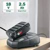 Bosch Akku-Starter-Set 18 V 2,5 Ah mit 2 Akkus & Ladegerät Produktbild-Vorschau 19