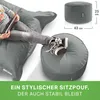 Green Bean® Sitzsack-Hocker "Stay" 45x25cm mit EPS-Perlen Produktbild-Vorschau 4