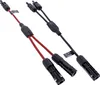 InLine® Solarkabel 2-fach Verteiler-Set schwarz/rot 0,36m Produktbild-Vorschau 2