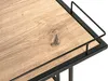 HAKU Beistelltisch auf Rollen Servierwagen eiche, schwarz - Produktbild-Vorschau 5