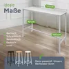 BeFair Bartisch Sven rechteckig 120×40×100 cm – Industrial Produktbild-Vorschau 4