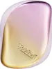 A close-up, studio shot of a Tangle Teezer Compact Styler with a gradient of pink and yellow colors. Produktbild-Vorschau