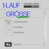 Gardinenschiene 480cm (4x120cm) / 1-läufig Vorhangschiene Produktbild-Vorschau 2