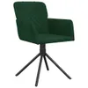 A single dark green velvet armchair with a black metal base. Anteprima dell’immagine prodotto