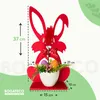Osterhase aus Holz 37cm | Osterhasen Deko zum Hinstellen | Produktbild-Vorschau 3