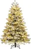 Albero di Natale artificiale COSTWAY CM24322DE, con neve e Anteprima dell’immagine prodotto 8
