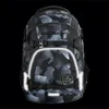 A backpack with a camouflage pattern and reflective accents. Náhľad obrázku produktu