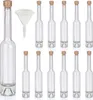 Flaschen Set Glasflaschen leer je 100ml mit Trichter Korken Produktbild-Vorschau 1