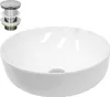 Lavabo LuxeBath Lavabo da appoggio rotondo, Ø 40x13,5 cm, Anteprima dell’immagine prodotto 1