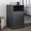 Nachttisch Anthrazit 34,5x39x62 cm Stahl Produktbild-Vorschau 2