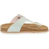 Softrelax Damen Zehentrenner Sandale Lederfussbett mint EUR Produktbild-Vorschau 5