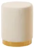 Reese Hocker Sitzzylinder mit Samt-Bezug Beige und Produktbild-Vorschau 2