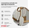 STANKE Filo macrame - filo cotone per boho fai da te, Anteprima dell’immagine prodotto 5