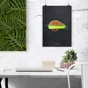 Mr. & Mrs. Panda Bild Avocado Yoga DIN A0 - Kreidetafel - Produktbild-Vorschau 2