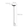 Relaxdays Vogeltränke Gusseisen, Deko Gartenstecker, H x B Produktbild-Vorschau 4