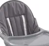vidaXL Chaise haute pour bébé Gris et blanc Voir les images du produit 5