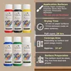 FARBELLO Acrylfarben Set 6x100 ml-Hochpigmentierte, Produktbild-Vorschau 2
