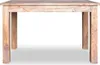 vidaXL Esszimmertisch Recyceltes Massivholz 120 x 60 x 77 Produktbild-Vorschau 4