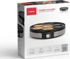 The image shows the retail packaging of a Livoo reversible crepe maker. Voir les images du produit